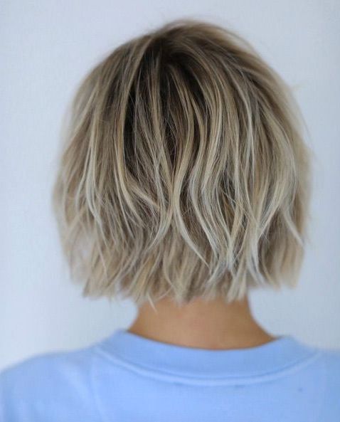 40 Choppy Bob Hairstyles 2019: Best Bob Haircuts For Short, Medium Intended For Short Ash Blonde Bob Hairstyles With Feathered Bangs (Photo 12 of 25)