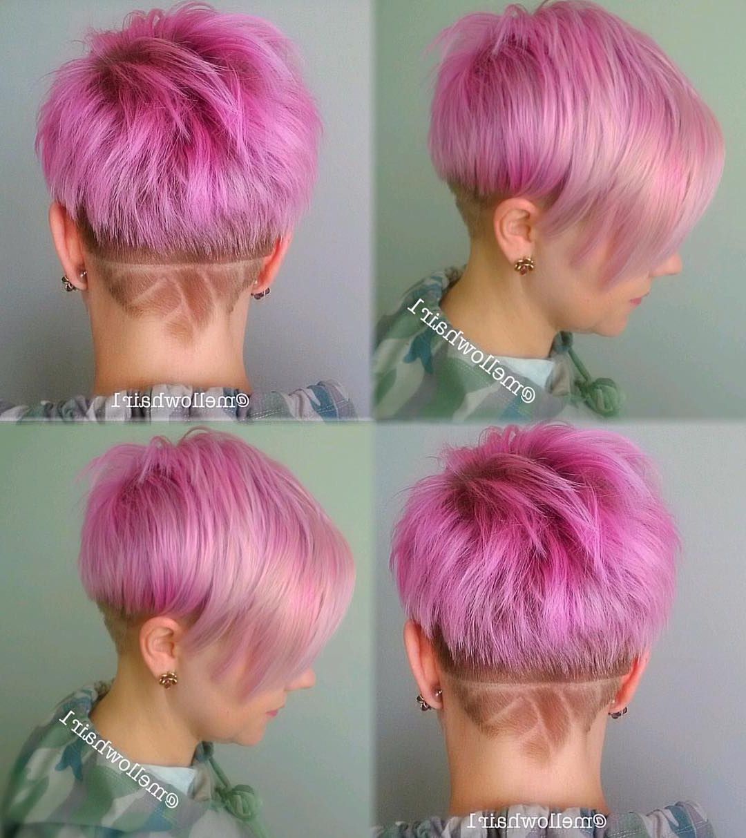 40 Cool And Contemporary Short Haircuts For Women – Popular Haircuts Inside Pink Short Hairstyles (View 4 of 25)