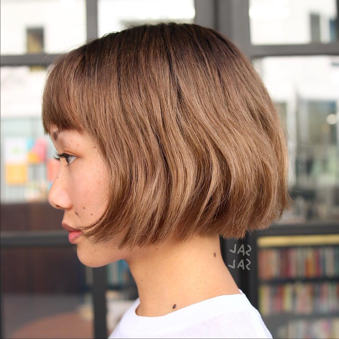 40 Most Flattering Bob Hairstyles For Round Faces 2019 – Hairstyles In Short Haircuts Bobs For Round Faces (Photo 6 of 25)