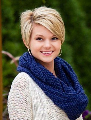 40 Stylish And Sassy Bobs For Round Faces In 2018 | My Look Intended For Rounded Pixie Bob Haircuts With Blonde Balayage (View 14 of 25)