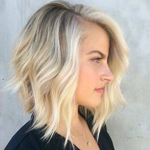 41 Best Inverted Bob Hairstyles | Page 3 Of 4 | Stayglam In Short Razored Blonde Bob Haircuts With Gray Highlights (View 9 of 25)