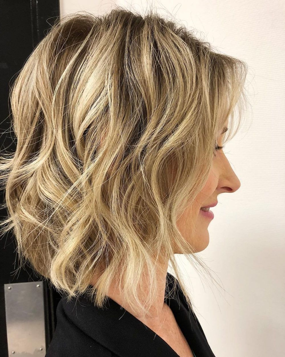 43 Perfect Short Hairstyles For Fine Hair In 2018 For Nape Length Blonde Curly Bob Hairstyles (View 13 of 25)