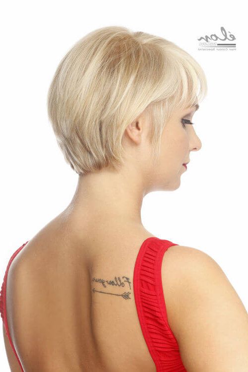 43 Perfect Short Hairstyles For Fine Hair In 2018 Throughout White Blonde Bob Haircuts For Fine Hair (Photo 25 of 25)