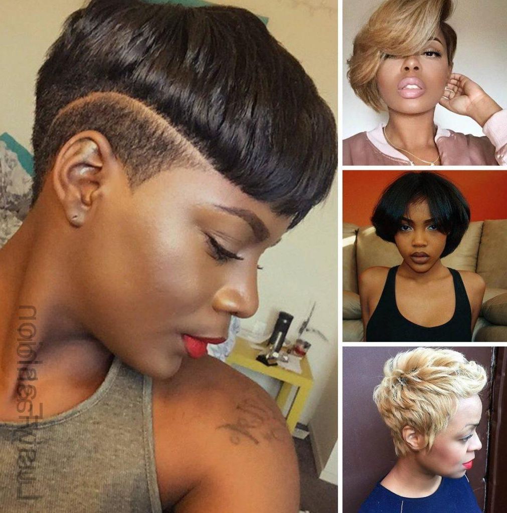 5 Awesome Short Hairstyles 2017 For Black Women – Lustyfashion Intended For Black Woman Short Haircuts (Photo 6 of 25)