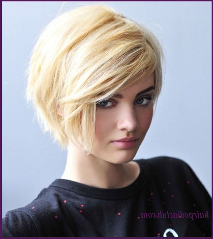 5 Short Haircuts For Thick Hair And Round Faces – Hairstyles, Easy Inside Short To Medium Haircuts For Thick Hair (Photo 25 of 25)