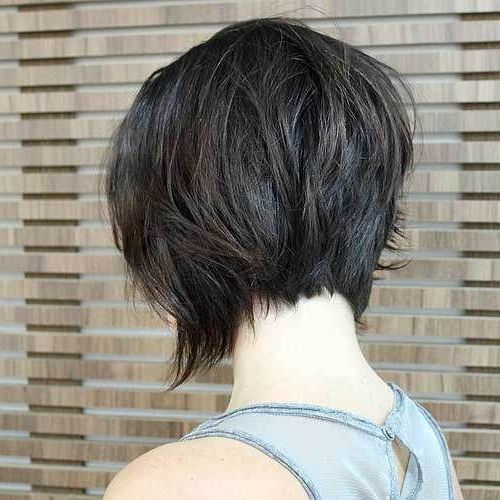 50 Best Inverted Bob Hairstyles 2018 – Inverted Bob Haircuts Ideas Inside Short Messy Asymmetrical Bob Haircuts (Photo 8 of 25)
