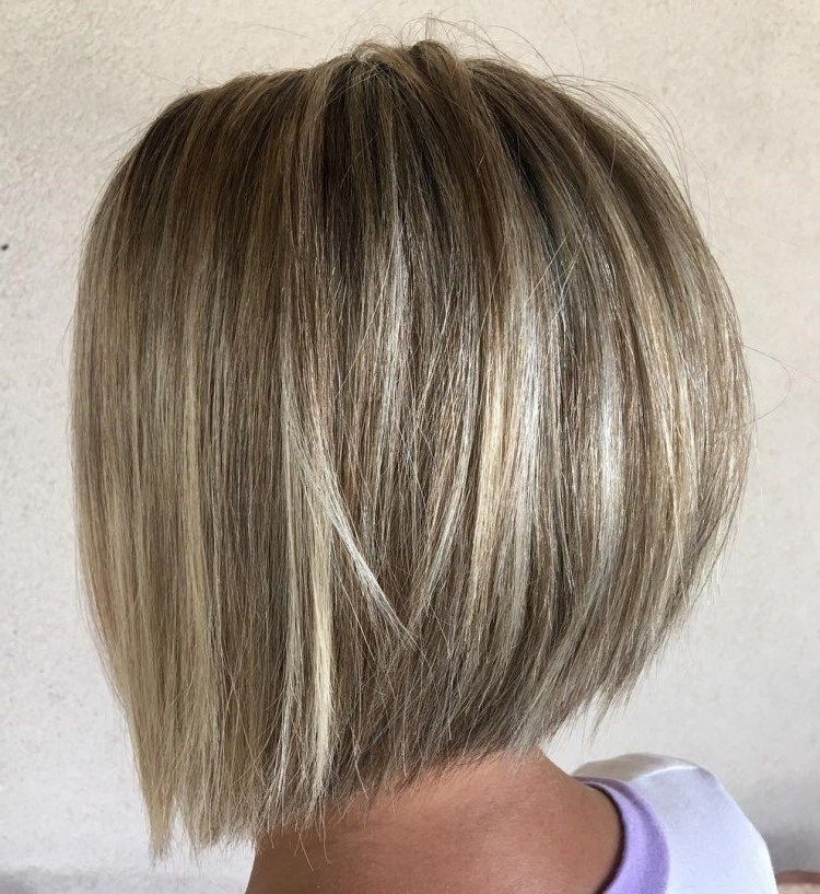 50 Best Short Bob Haircuts And Hairstyles For Women | Bobs, Layered For Rounded Bob Hairstyles With Razored Layers (Photo 6 of 25)