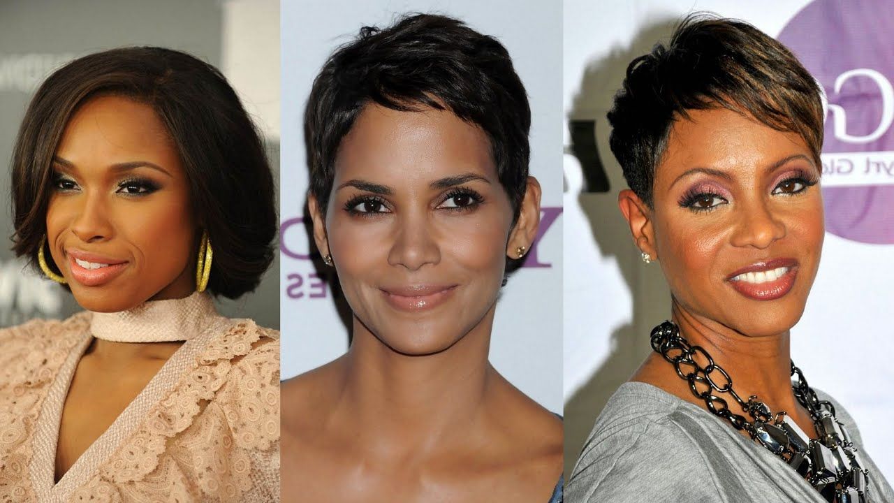 50 Best Short Hairstyles For Black Women Over 40 – Youtube In Short Haircuts Over  (View 20 of 25)