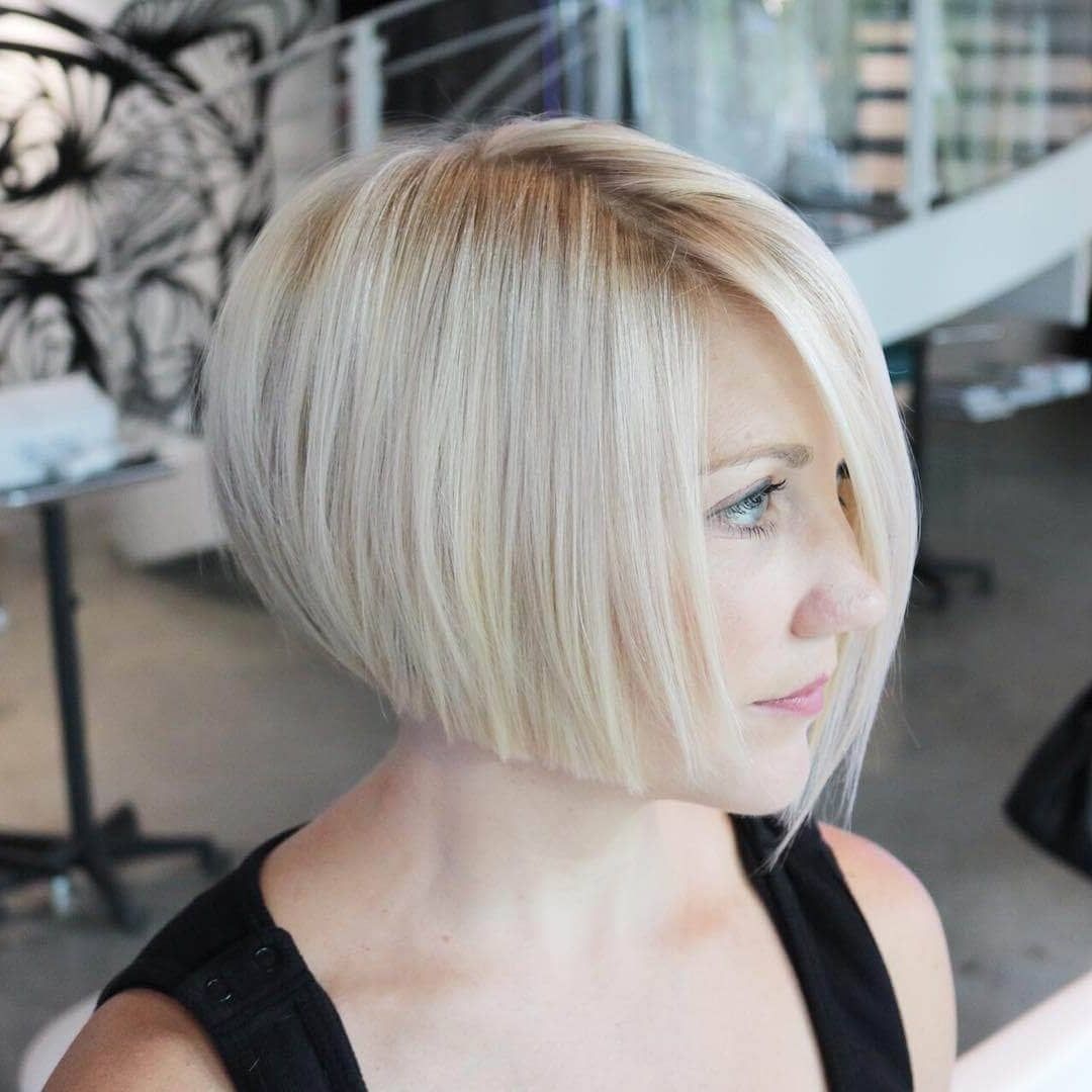 50 Fresh Short Blonde Hair Ideas To Update Your Style In 2018 In Nape Length Blonde Curly Bob Hairstyles (Photo 18 of 25)