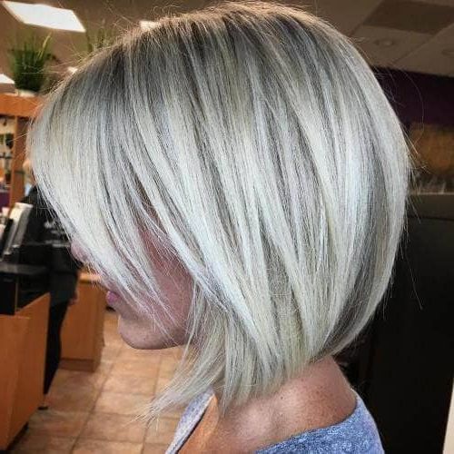 50 Fresh Short Blonde Hair Ideas To Update Your Style In 2018 Intended For Short Ash Blonde Bob Hairstyles With Feathered Bangs (Photo 10 of 25)