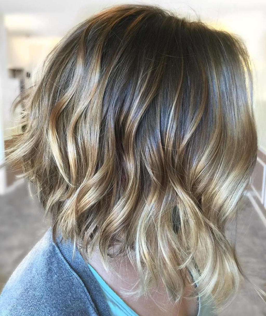 50 Gorgeous Wavy Bob Hairstyles With An Extra Touch Of Femininity Regarding Golden Brown Thick Curly Bob Hairstyles (View 3 of 25)