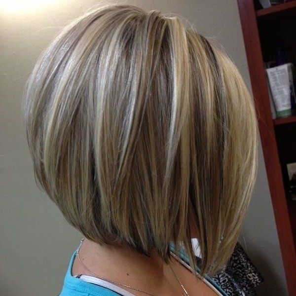 50 Hottest Bob Haircuts & Hairstyles For 2018 – Bob Hair Intended For Stacked Blonde Balayage Bob Hairstyles (Photo 8 of 25)