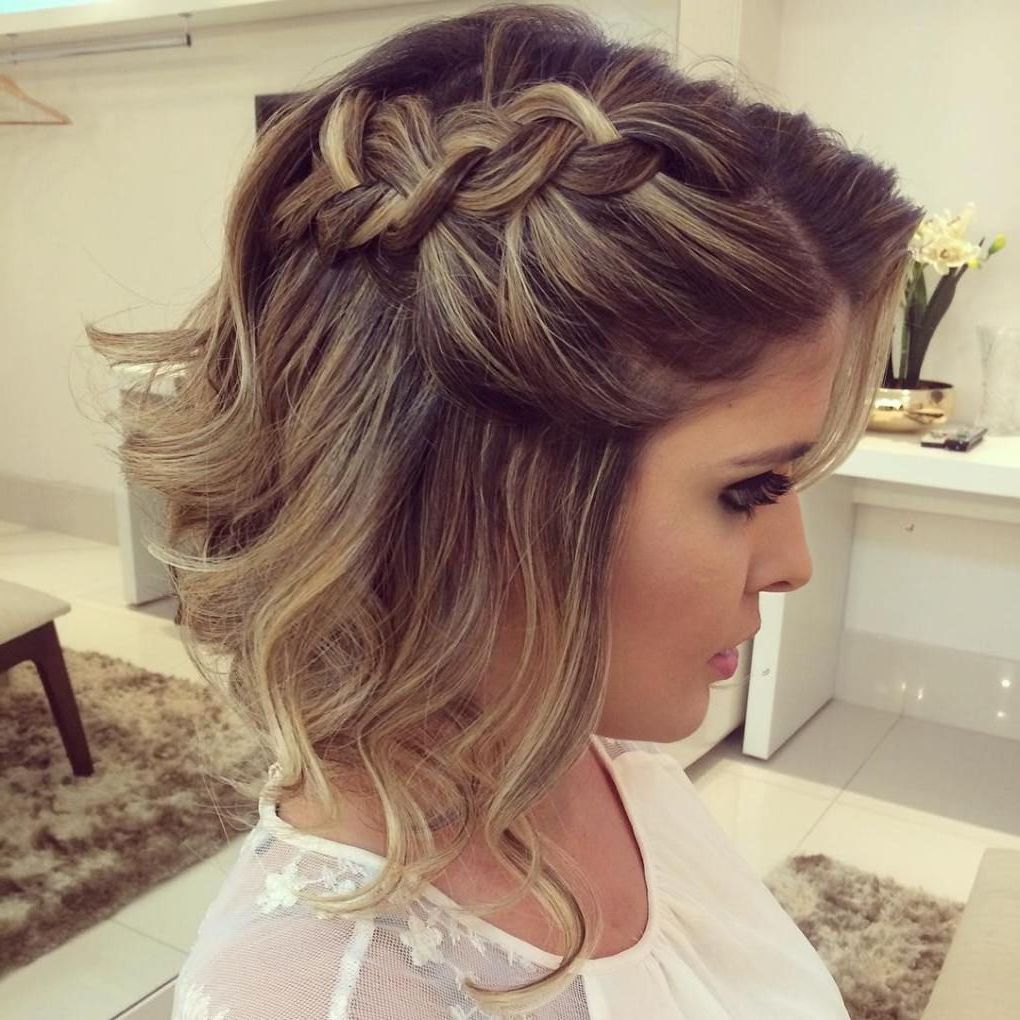 50 Hottest Prom Hairstyles For Short Hair In 2018 | Hairstyles For Short Formal Hairstyles (Photo 1 of 25)