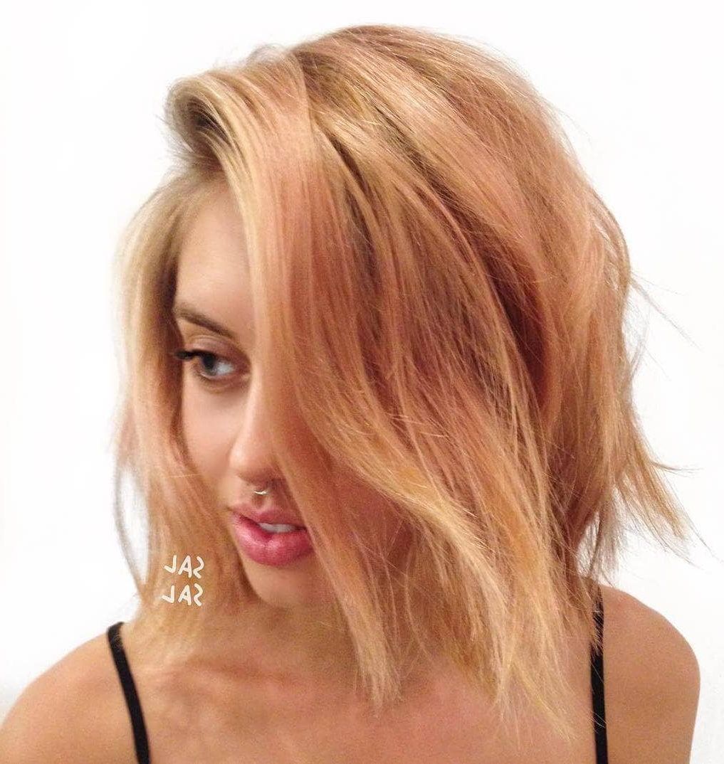 50 Of The Most Trendy Strawberry Blonde Hair Colors For 2018 Throughout Strawberry Blonde Short Hairstyles (View 4 of 25)