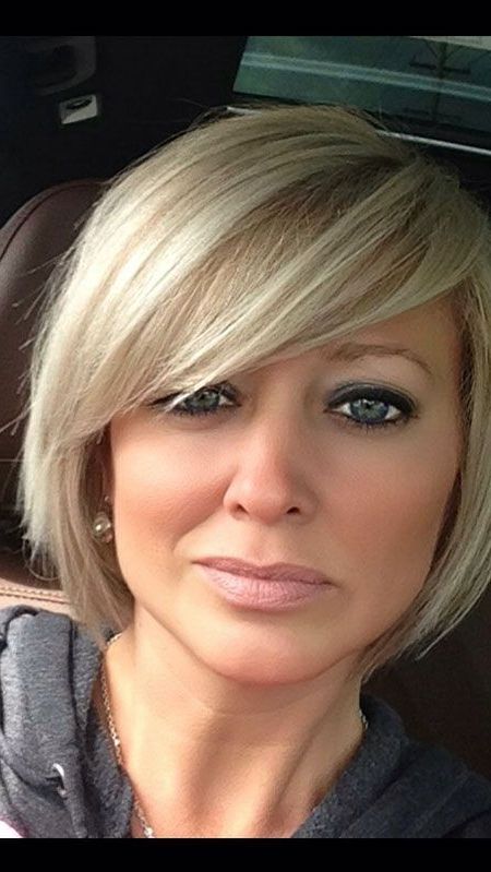 50 Short Bob Hairstyles 2015 – 2016 In 2018 | Hair | Pinterest In Rounded Bob Hairstyles With Side Bangs (View 3 of 25)
