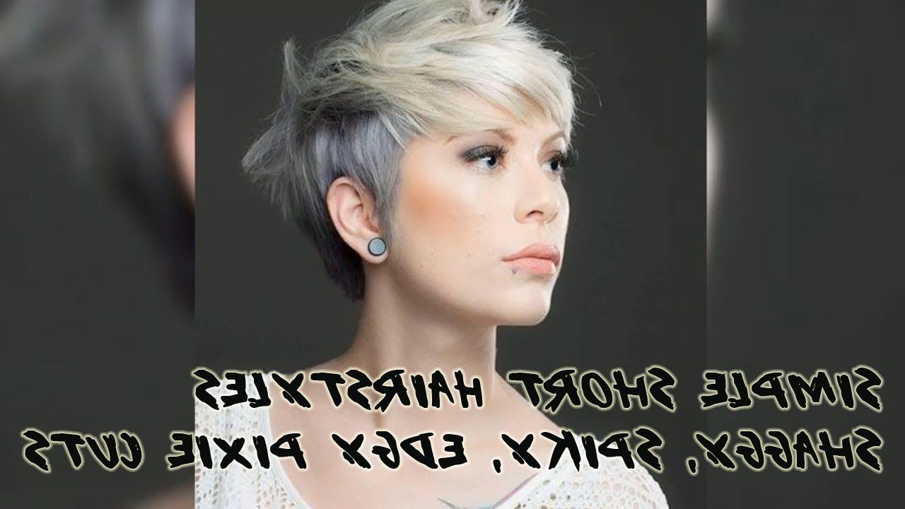 50+ Simple Short Hairstyles Shaggy, Spiky, Edgy Pixie Cuts For Women Within Short Haircuts Edgy (Photo 16 of 25)