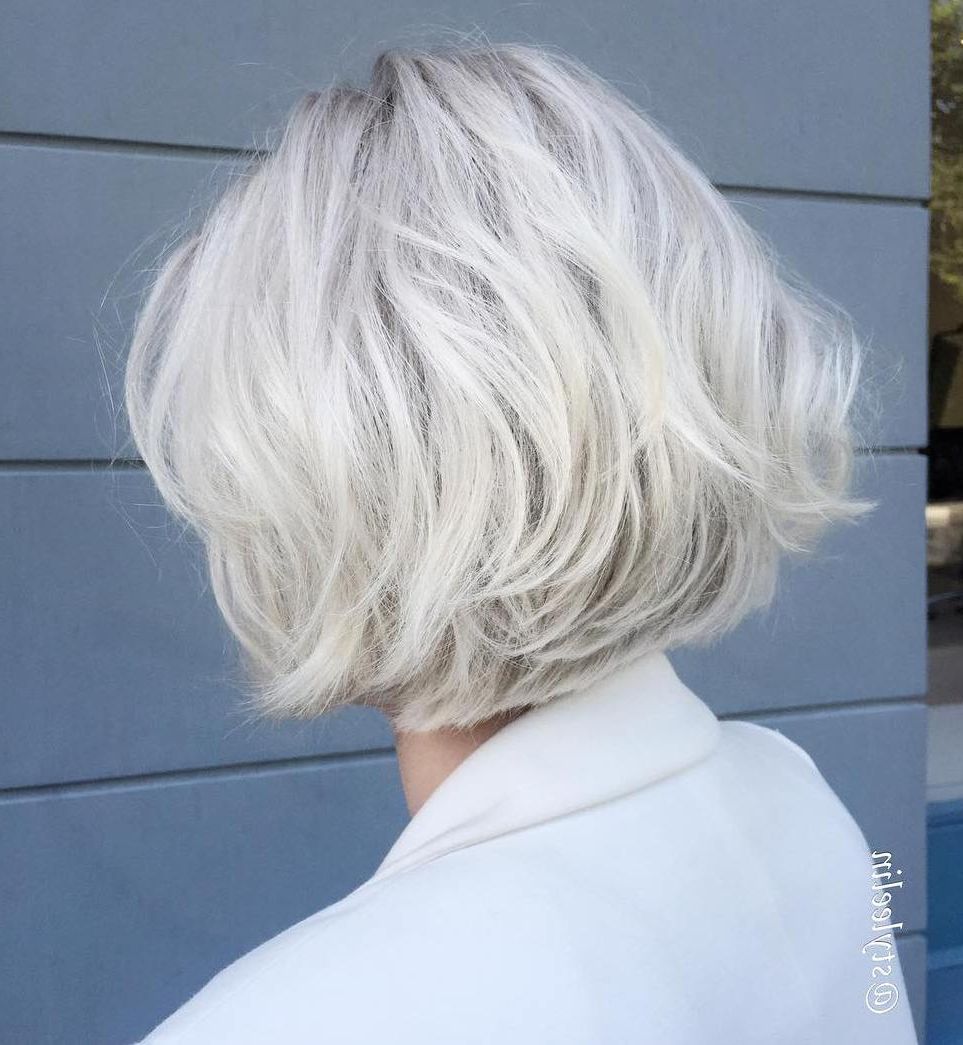 50 Trendiest Short Blonde Hairstyles And Haircuts For Short Blonde Hair With Bangs (Photo 8 of 25)
