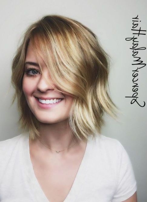 55 Cute Bob Hairstyles For 2017: Find Your Look Intended For Rounded Bob Hairstyles With Razored Layers (View 11 of 25)