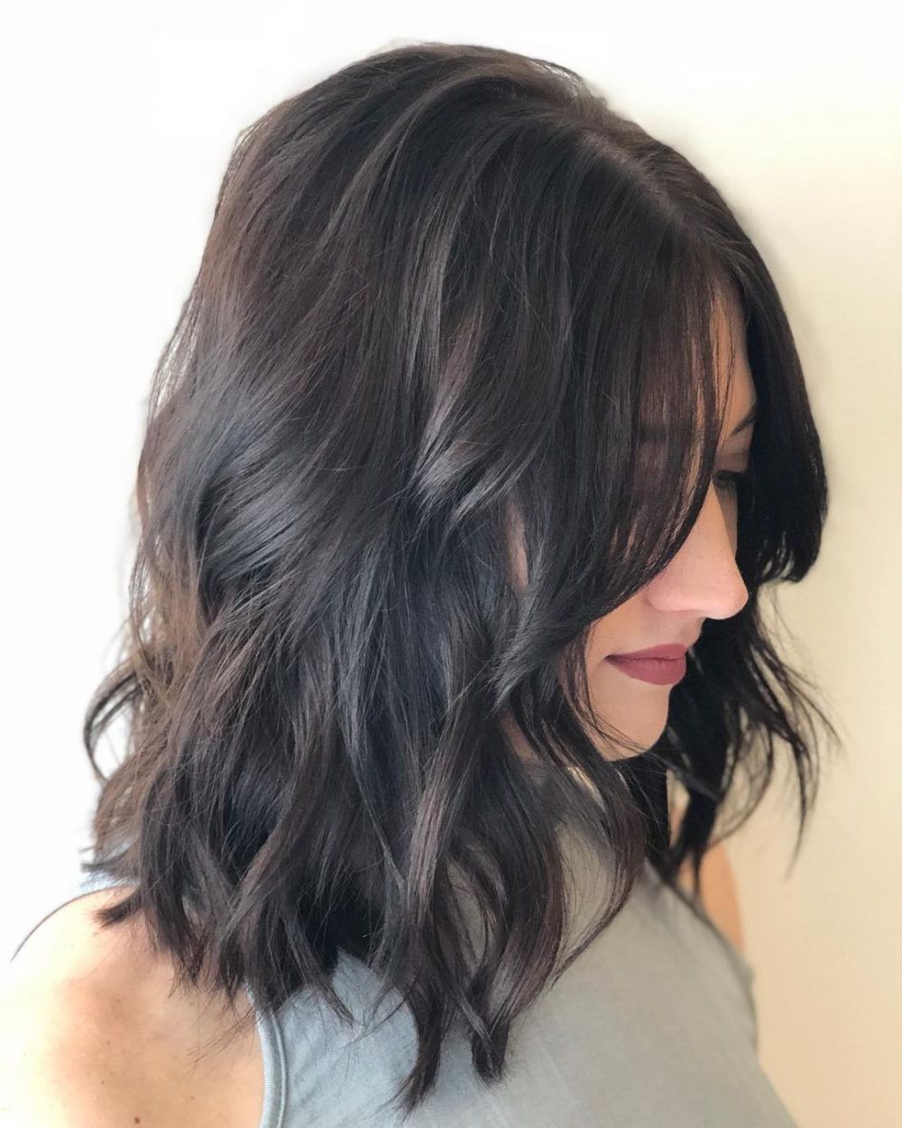 55 Perfect Hairstyles For Thick Hair (popular For 2018) In Black Curly Inverted Bob Hairstyles For Thick Hair (Photo 7 of 25)