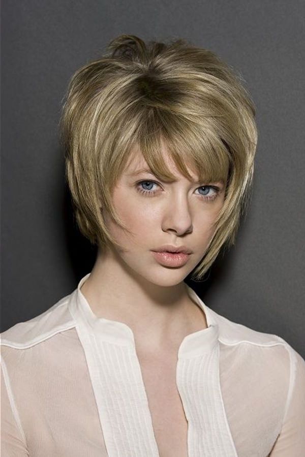 58 Most Beautiful Round Face Hairstyles Ideas – Style Easily Inside Rounded Tapered Bob Hairstyles With Shorter Layers (View 19 of 25)