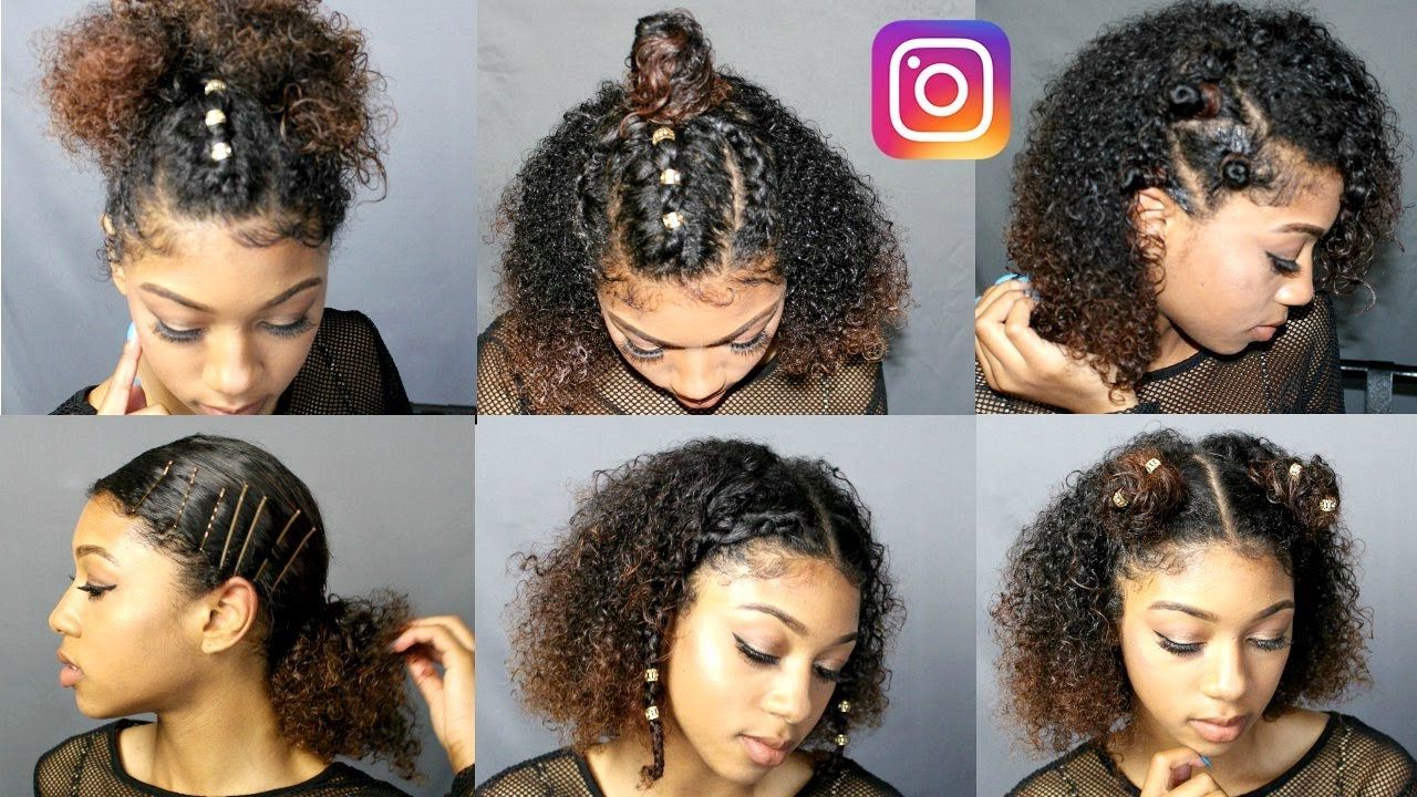 6 Instagram Trending Natural Curly Hairstyles( Using Accessories Within Naturally Curly Hairstyles (Photo 3 of 25)