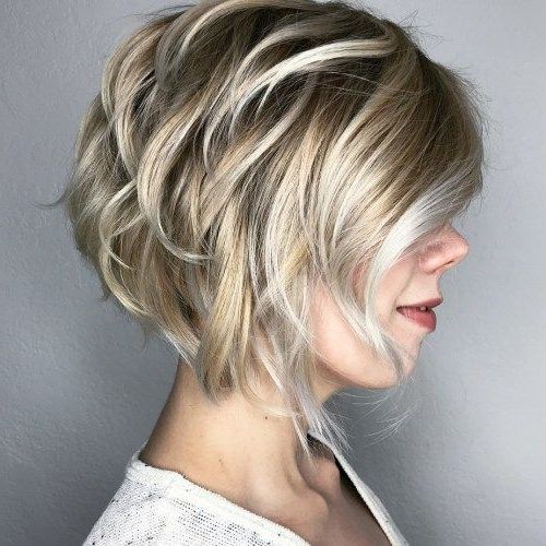 60 Best Short Bob Haircuts And Hairstyles For Women | Salon And Spa In Short Bob Hairstyles With Piece Y Layers And Babylights (View 10 of 25)