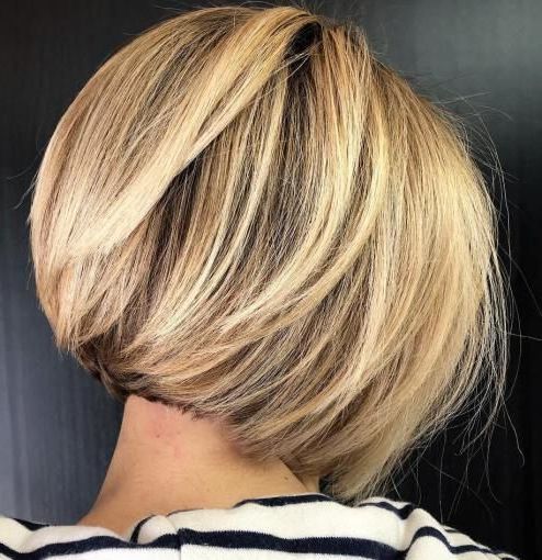 60 Layered Bob Styles: Modern Haircuts With Layers For Any Occasion Pertaining To Inverted Bob Hairstyles With Swoopy Layers (Photo 1 of 25)