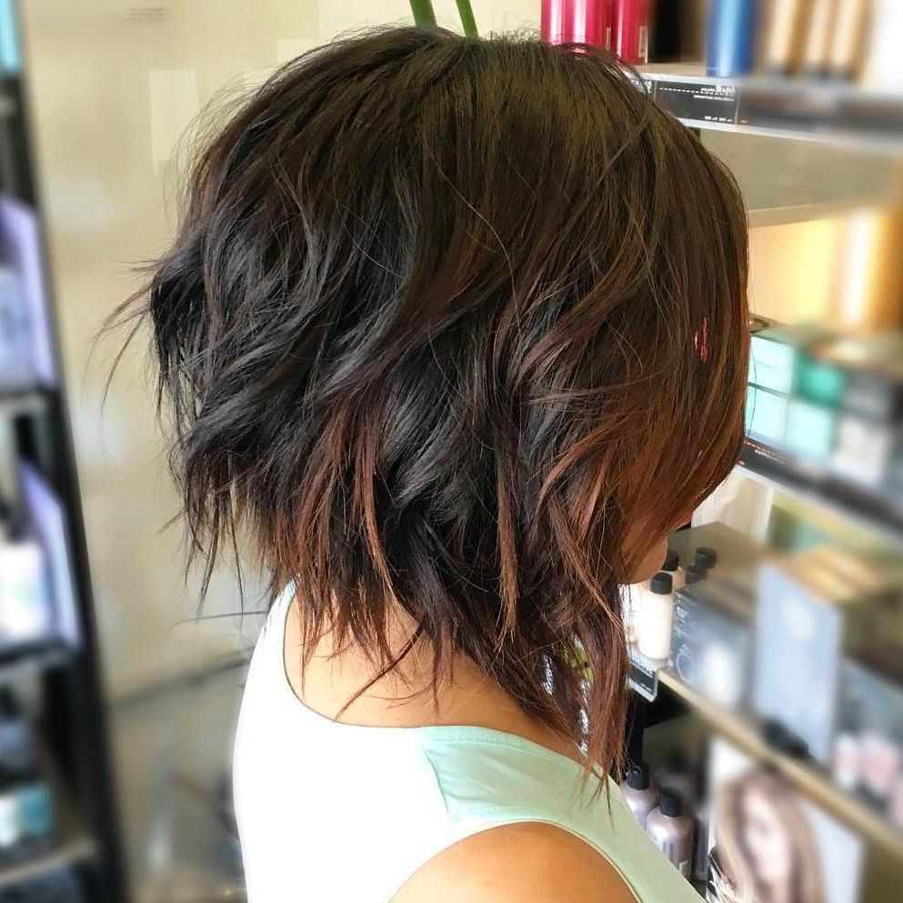 60 Messy Bob Hairstyles For Your Trendy Casual Looks | Hair For Sexy Tousled Wavy Bob For Brunettes (Photo 2 of 25)