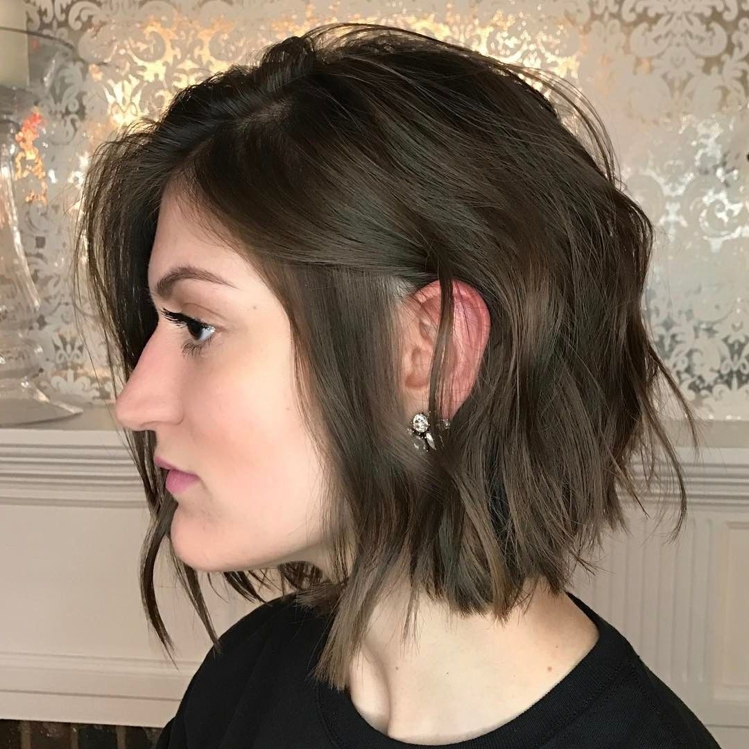 Ana Grisi (@hairbyac Alcorn) On Instagram – Choppy Tousled Brunette With Regard To Sexy Tousled Wavy Bob For Brunettes (View 5 of 25)