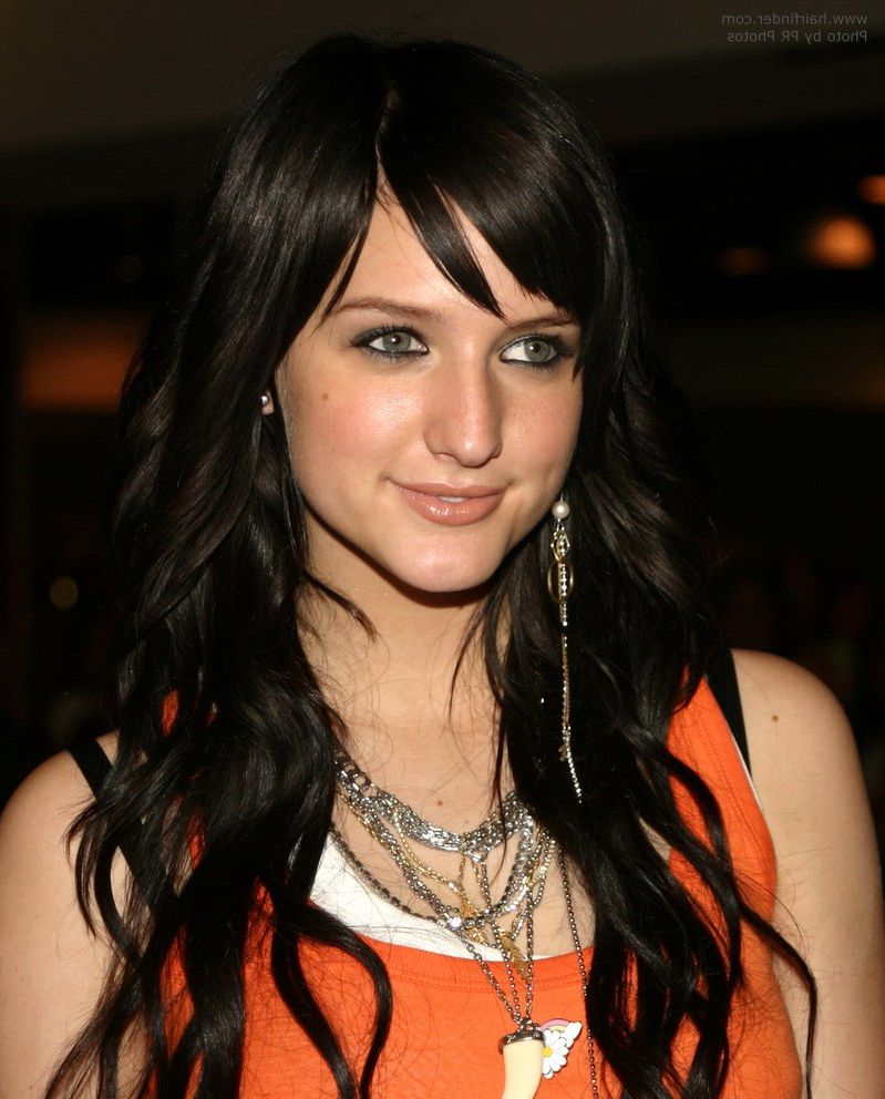 Ashlee Simpson | Very Long Curled Hair With Extensions With Ashlee Simpson Short Hairstyles (View 10 of 25)