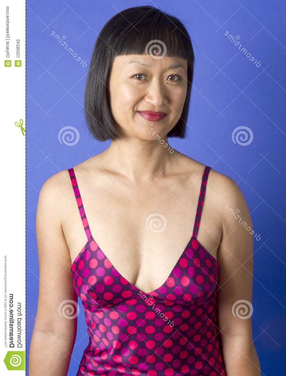 Asian Woman With Short Hair Smiling Stock Image – Image Of With Regard To Short Hairstyle For Asian Girl (Photo 20 of 25)