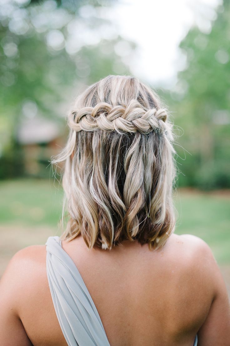 Beautiful Easy Going Wedding | | Short Hair Looks | | Pinterest In Short Hairstyles For Bridesmaids (View 7 of 25)