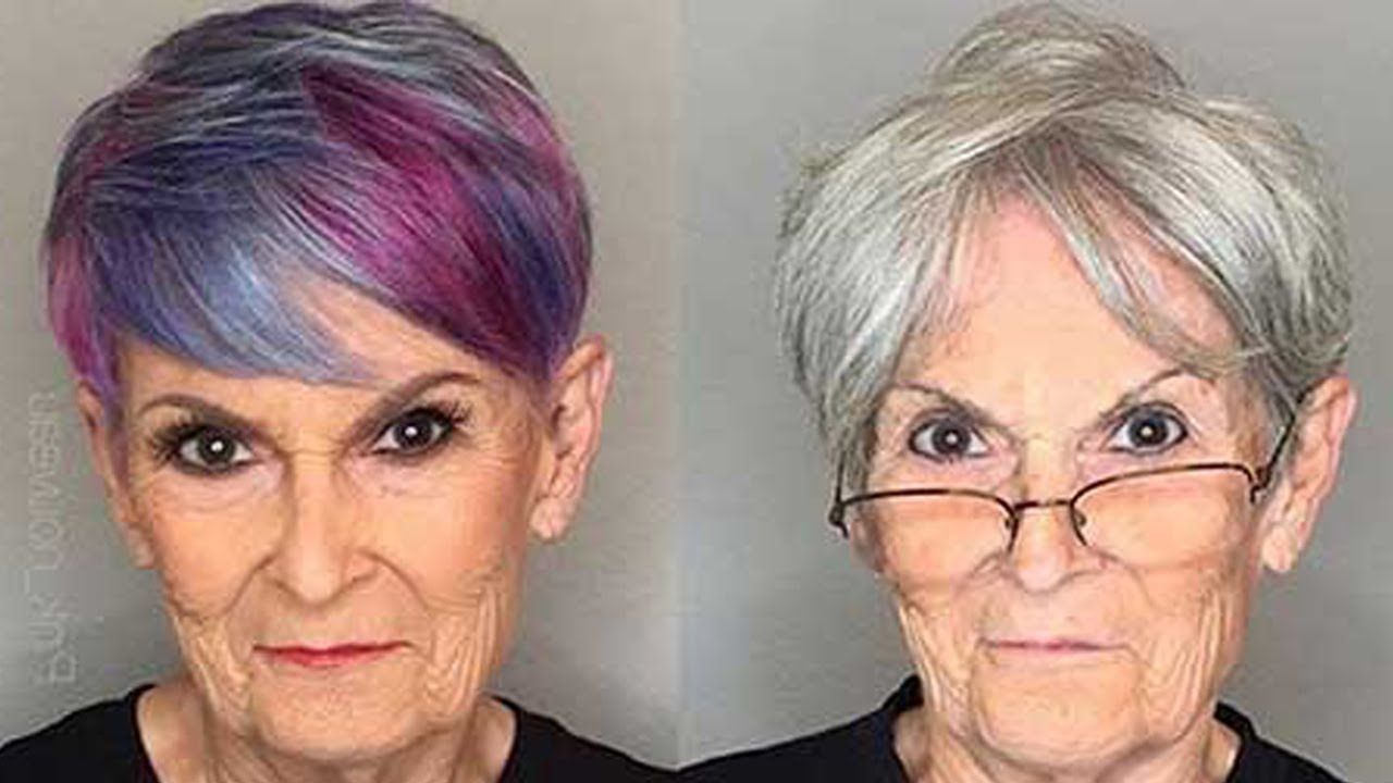 Beautiful Short Haircuts For Older Women In 2017 – Youtube With Older Ladies Short Haircuts (Photo 14 of 25)