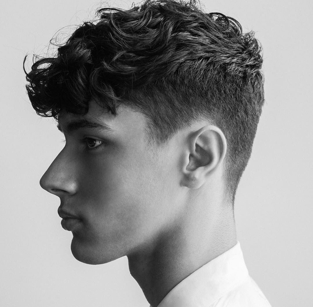 Best Curly Hairstyles For Men 2018 Intended For Tapered Brown Pixie Hairstyles With Ginger Curls (Photo 21 of 25)