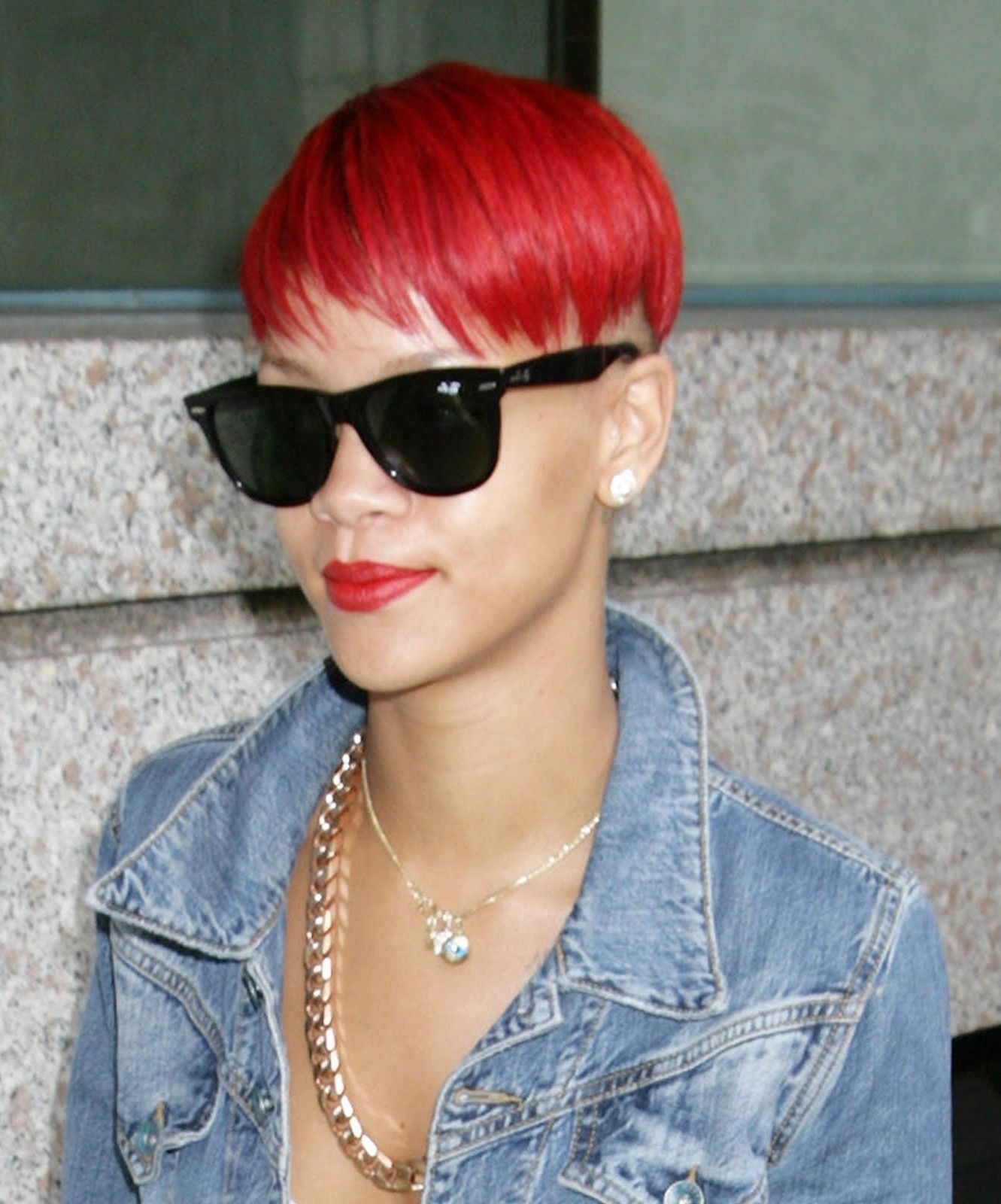 Best Red For Hair. | Your Face. | Pinterest | Rihanna Red Hair Within Red Hair Short Haircuts (Photo 22 of 25)