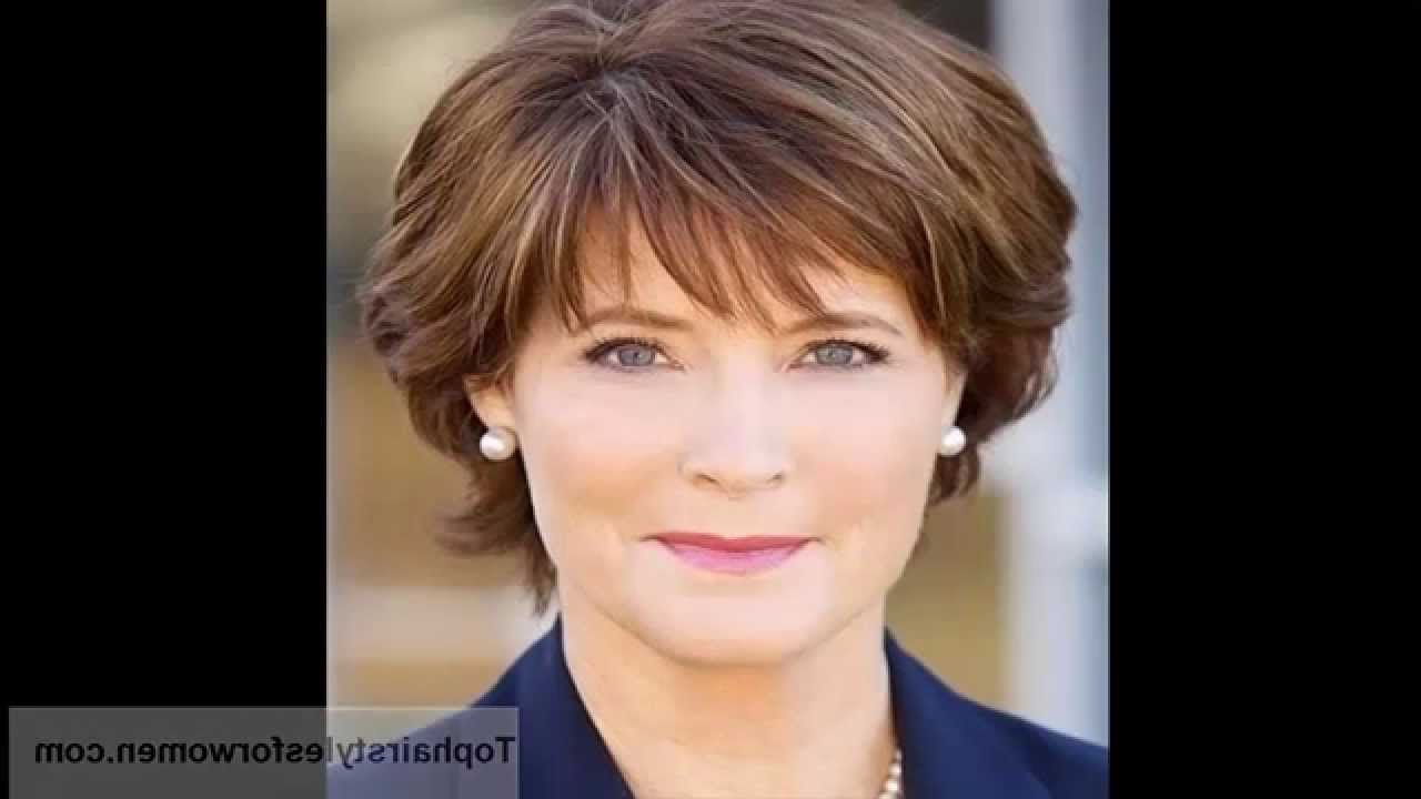 Best Short Hairstyles For Women Over 50 – Youtube Regarding Short Hairstyles For Over 50s Women (View 7 of 25)