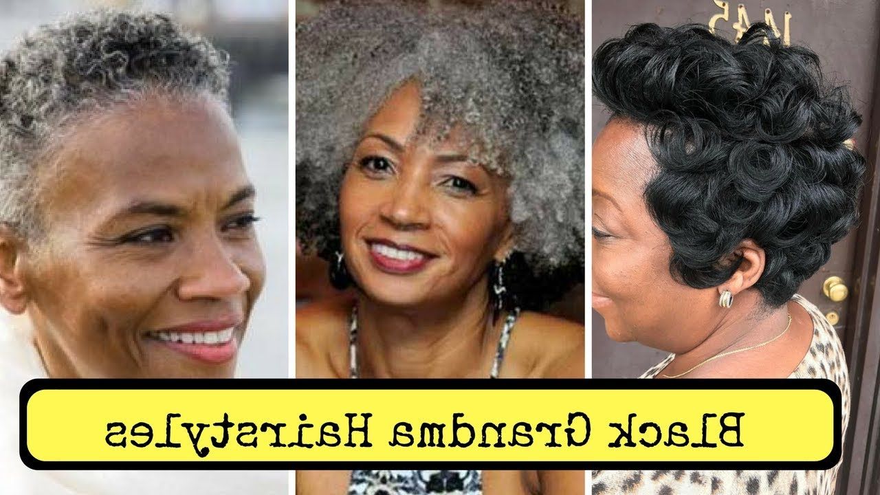 Black Grandma Hairstyles (2018) – Gray Short Hairstyles For Women With Regard To Short Hairstyles For Black Women With Gray Hair (Photo 21 of 25)