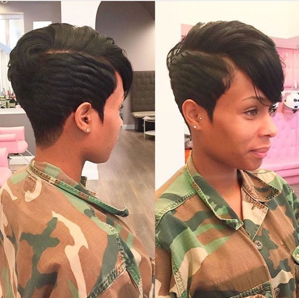Black Short Hairstyle – Leymatson In Short Haircuts Styles For Black Hair (View 7 of 25)