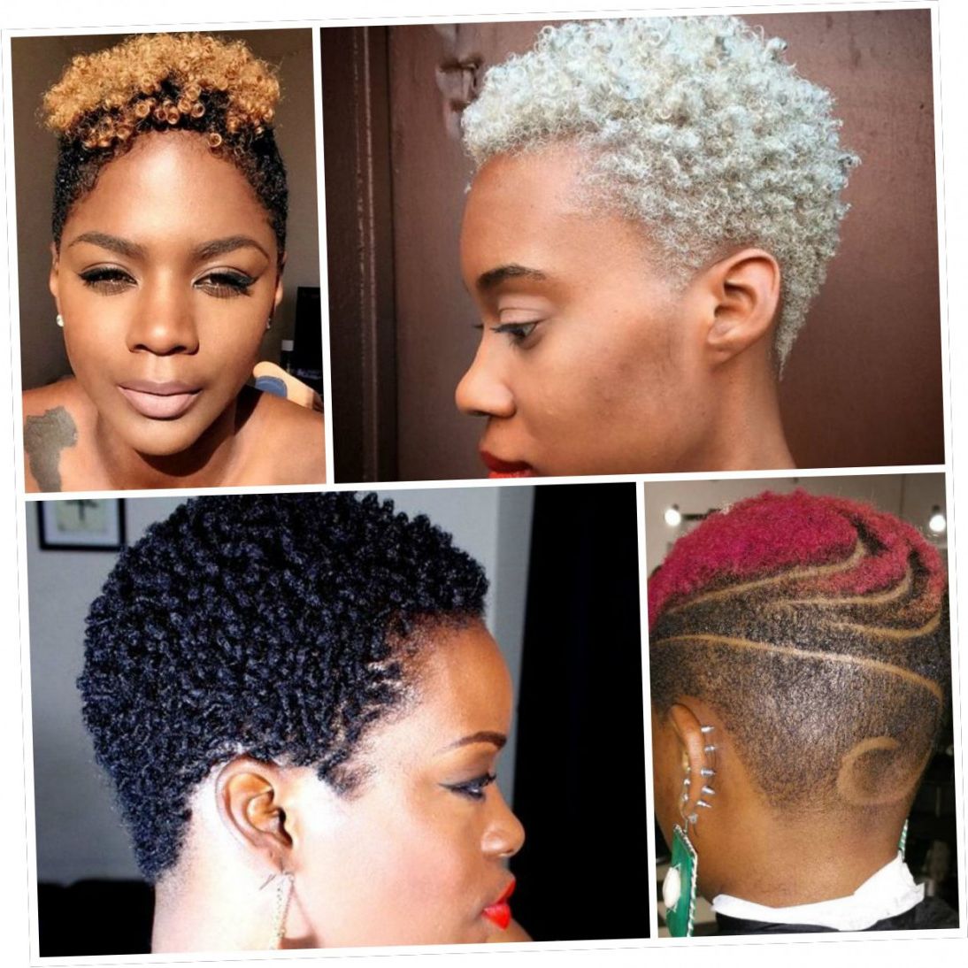 Black Short Natural Hairstyles | Best Hairstyles And Haircuts For In Short Haircuts For Black Women With Oval Faces (Photo 8 of 25)