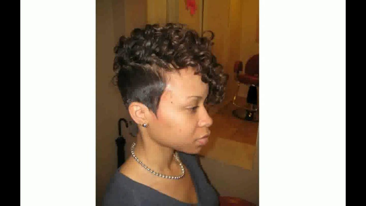 Black Short Weave Hairstyles – Youtube Intended For Short Haircuts For Black Curly Hair (View 14 of 25)
