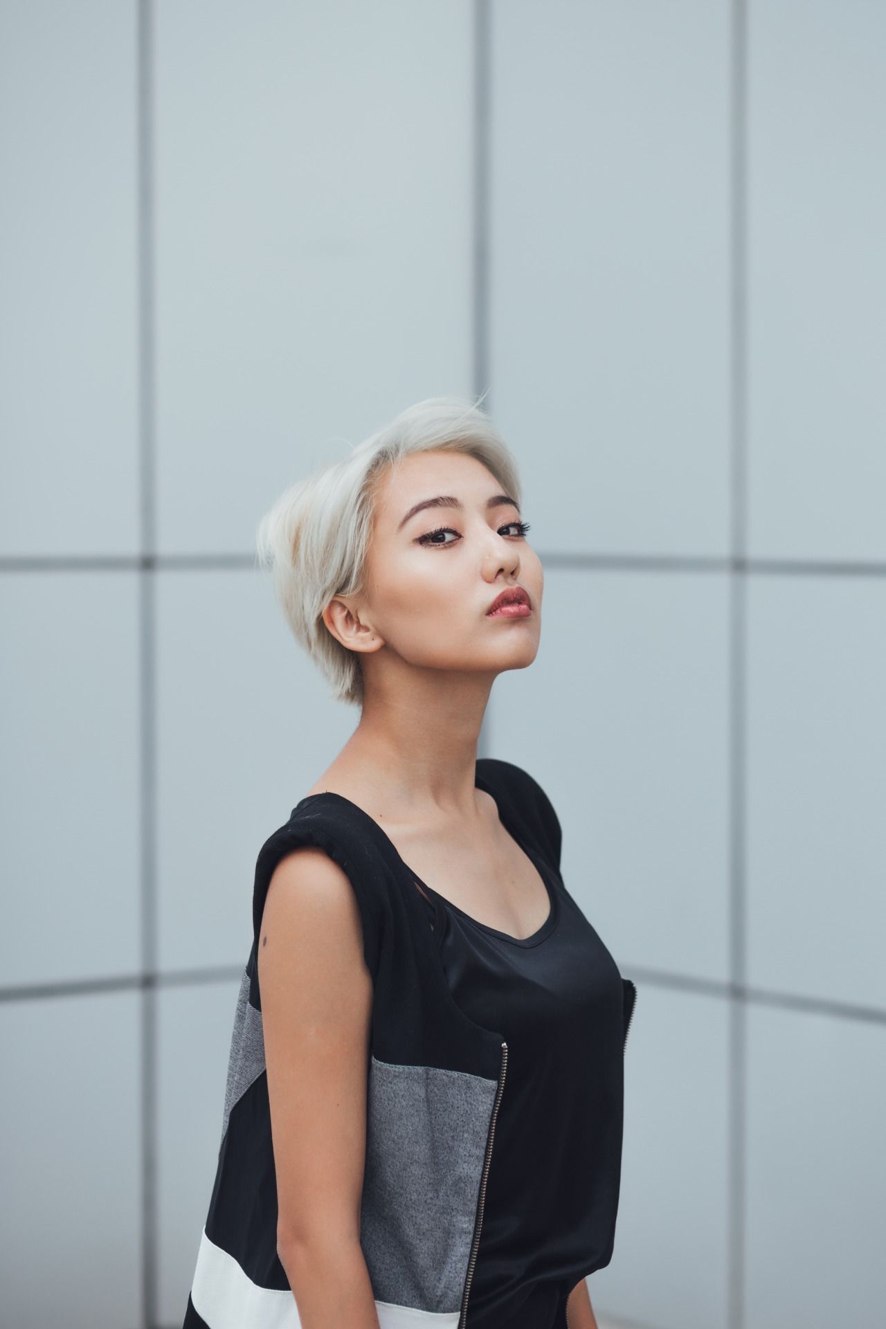 Blonde Asian Girls — Tumurbaataro: A Photograph Of Ganzul. | Hair In Within Short Hairstyles For Asian Girl (Photo 25 of 25)