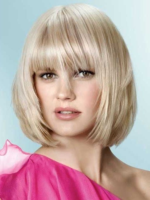 Bob Cuts For Round Faces | Short Hairstyles 2017 – 2018 | Most Throughout Rounded Bob Hairstyles With Side Bangs (Photo 13 of 25)