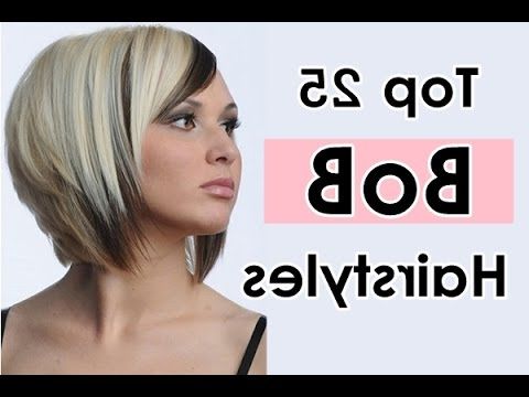 Bob Hairstyles For Long, Short, Thick, Thin, Round Faces With Fine With Regard To Rounded Bob Hairstyles With Side Bangs (Photo 25 of 25)