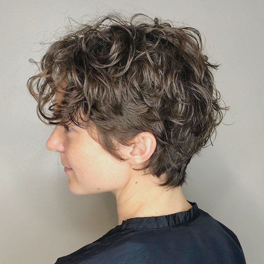 Casual Scrunched Hairstyle For Short Curly Hair | Hair – Space Inside Casual Scrunched Hairstyles For Short Curly Hair (Photo 1 of 25)