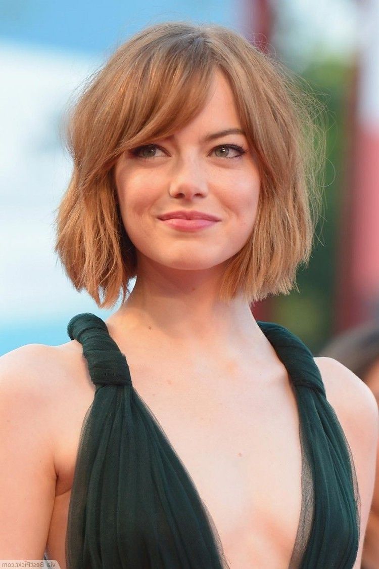 Classic Bob With Side Swept Bangs ??? Http://bestpickr/cute Pertaining To Short Haircuts With Side Swept Bangs (Photo 1 of 25)