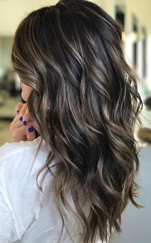 Cool Brunette With Piecey Bronde Highlights @hairby_btaylor Regarding Short Bob Hairstyles With Piece Y Layers And Babylights (Photo 19 of 25)