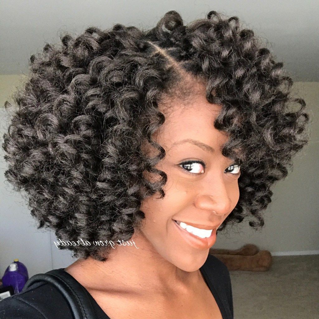 Crochet Braids With Jamaican Bounce Hair | Hair | Pinterest | Braids Throughout Bouncy Curly Black Bob Hairstyles (Photo 3 of 25)