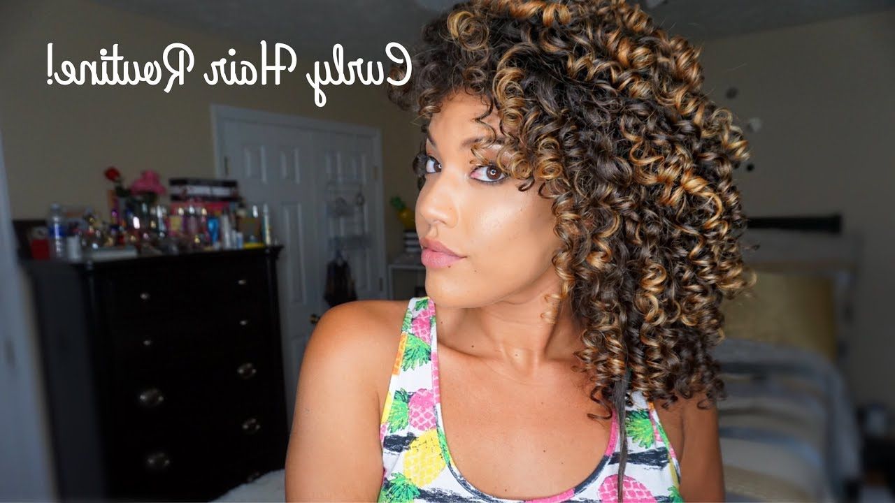 Curly Hair Care: Reduce Frizz & Get Extra Shine + Definition – Youtube With Curly Hairstyles With Shine (Photo 1 of 25)
