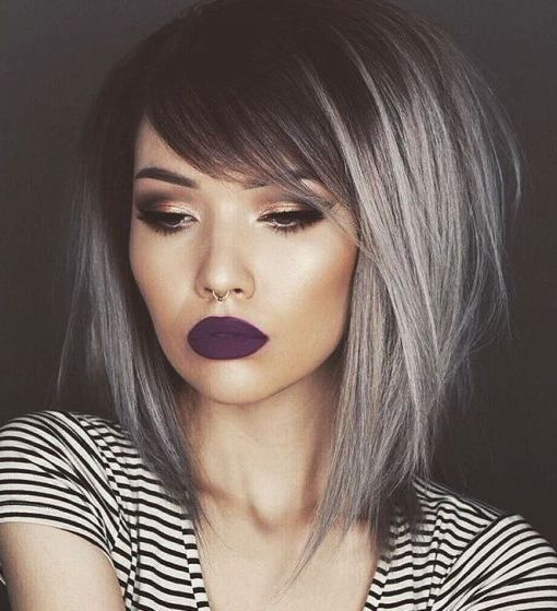 Cute And Creative Emo Hairstyles For Girls | Emo Hair Ideas With Regard To Silver Side Parted Pixie Bob Haircuts (View 16 of 25)