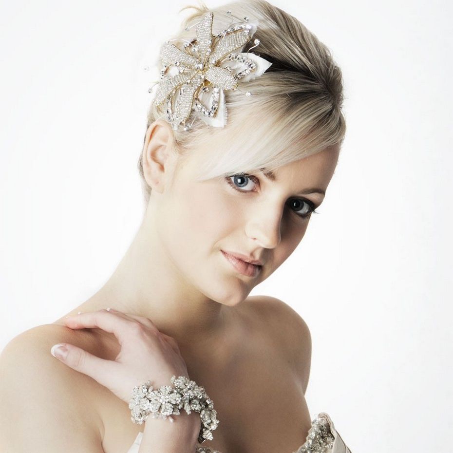 Cute Bridesmaids Hairstyles For Short Hair | Natural Hair Care Regarding Bridal Hairstyles Short Hair (Photo 24 of 25)